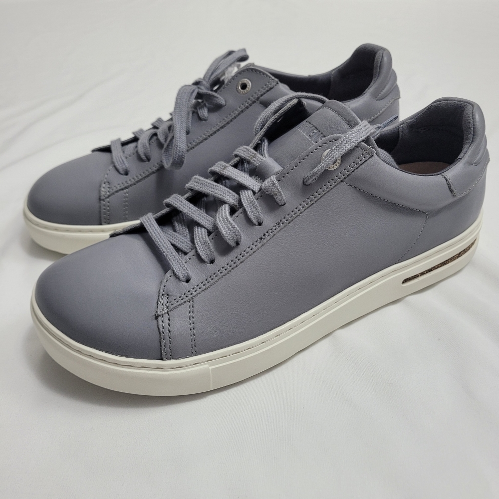 BIRKENSTOCK Bend Low Leather Grey Heather Shoes Size US 9 EU 42 New With Defects